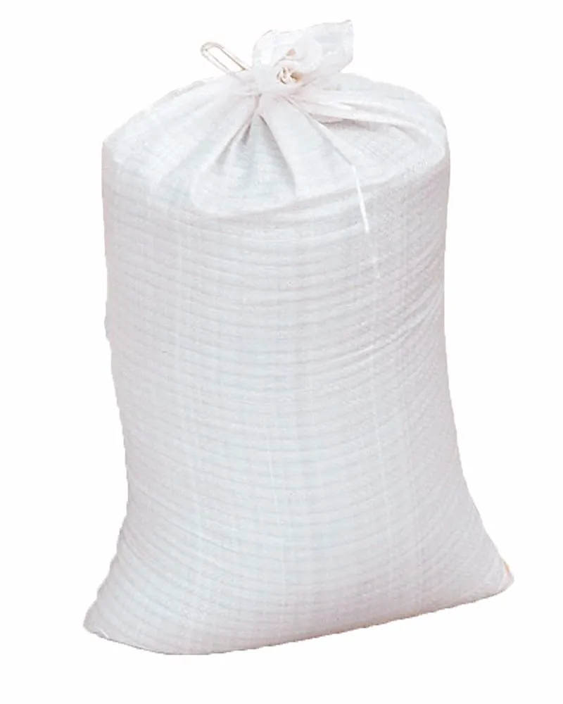 (1,000 Bale) White Poly Sandbags