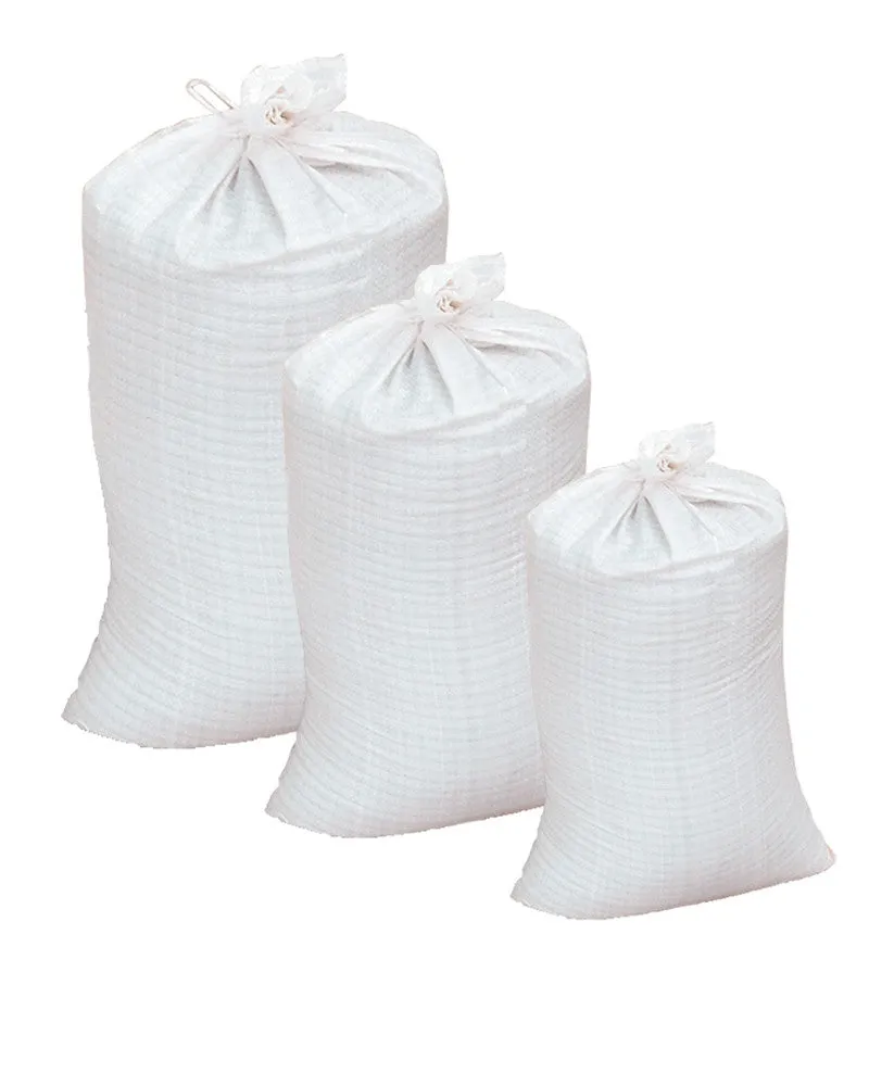 (1,000 Bale) White Poly Sandbags