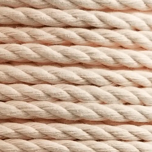 10mm Dip Dyed Cotton 3-Strand-Rope