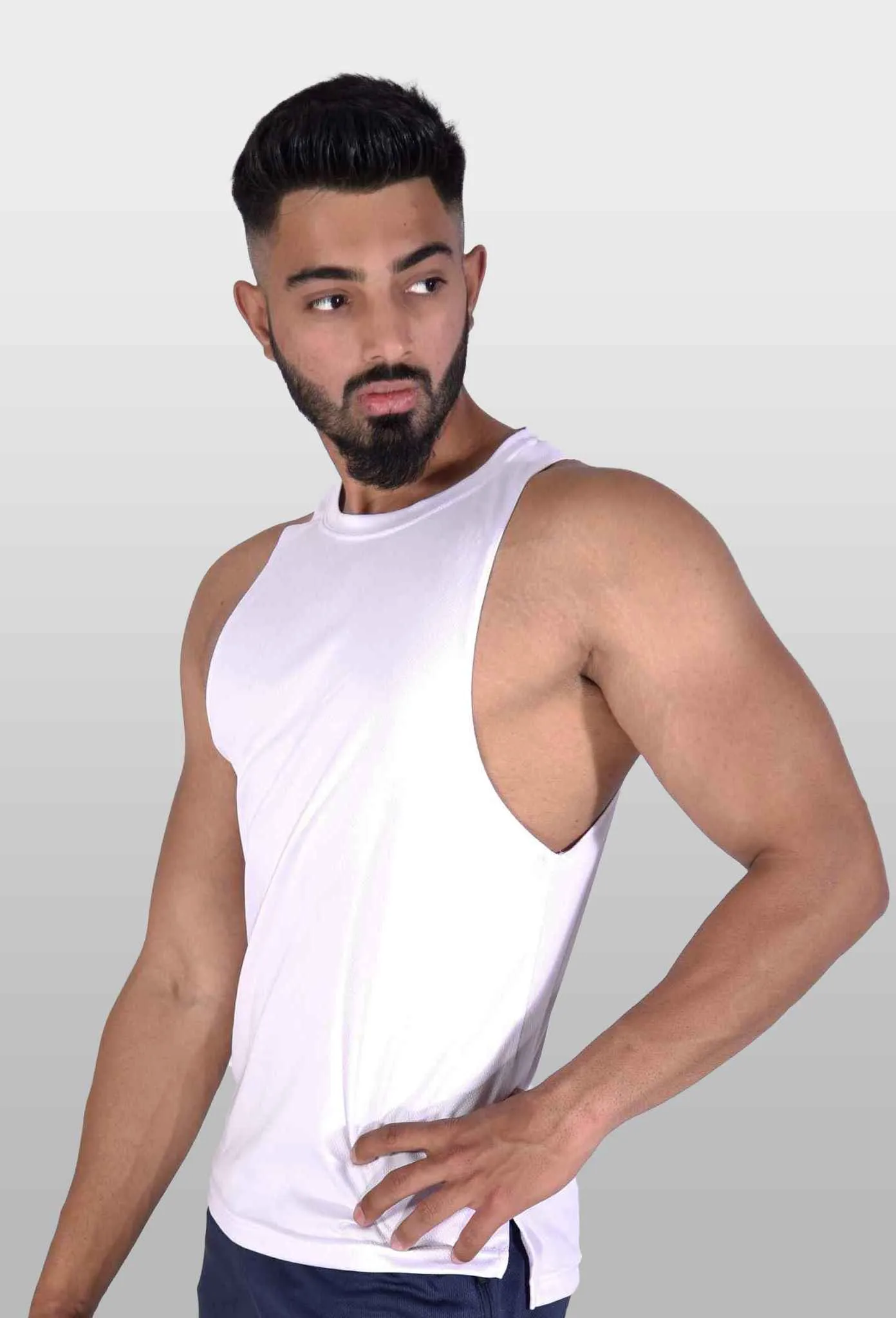 2.0 Dri-Fit Metal Tank Top (White)