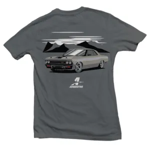 Aeromotive Muscle Car Logo Grey T-Shirt - XX-Large