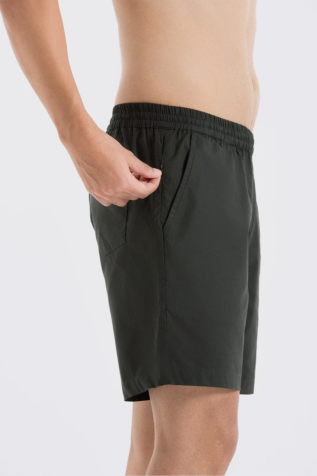 Air Olive Green Shorts