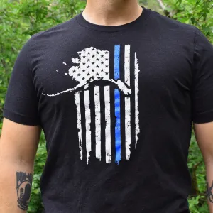 Alaskan Patriot Police Support Shirt