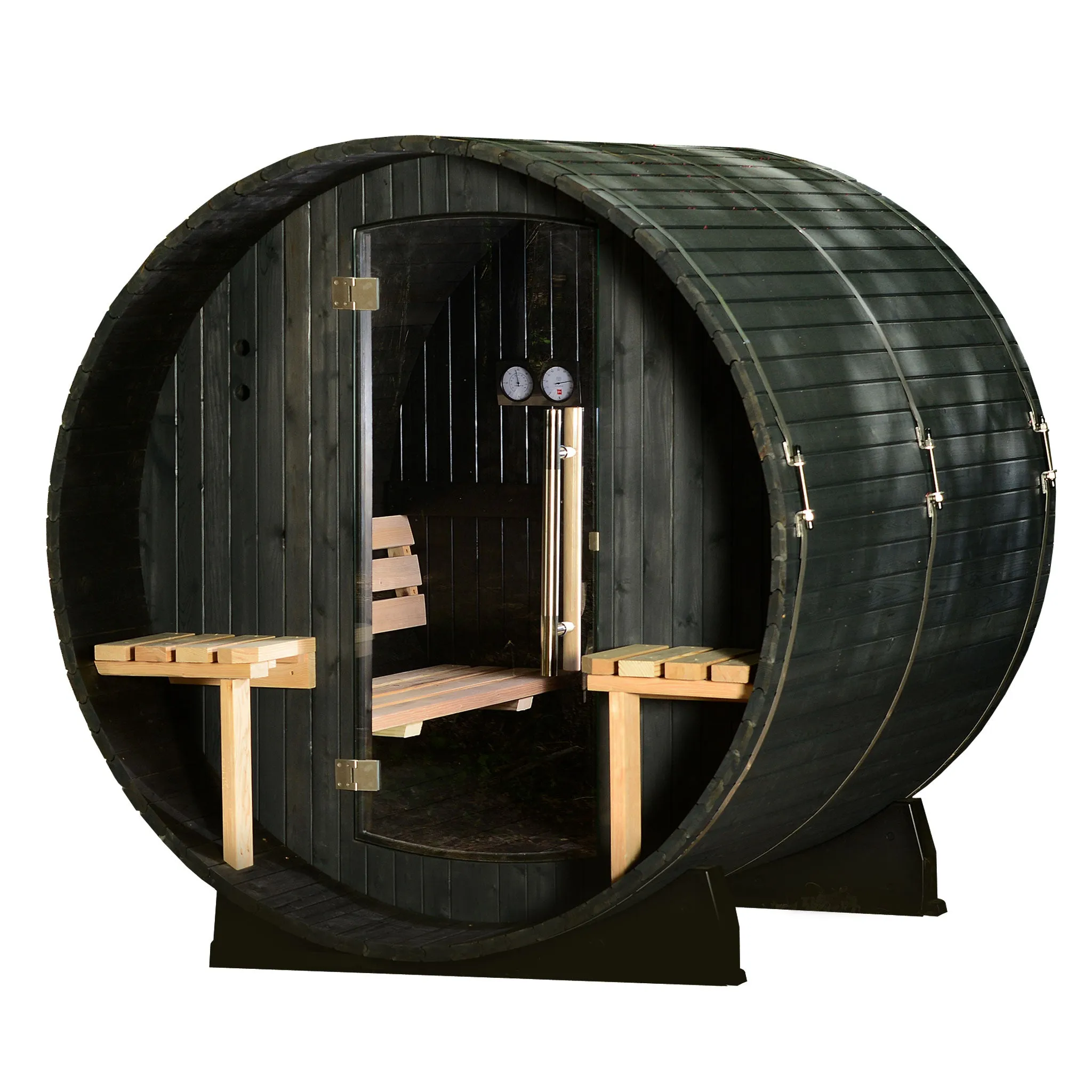 Audra 2-4 Person Canopy Barrel Sauna