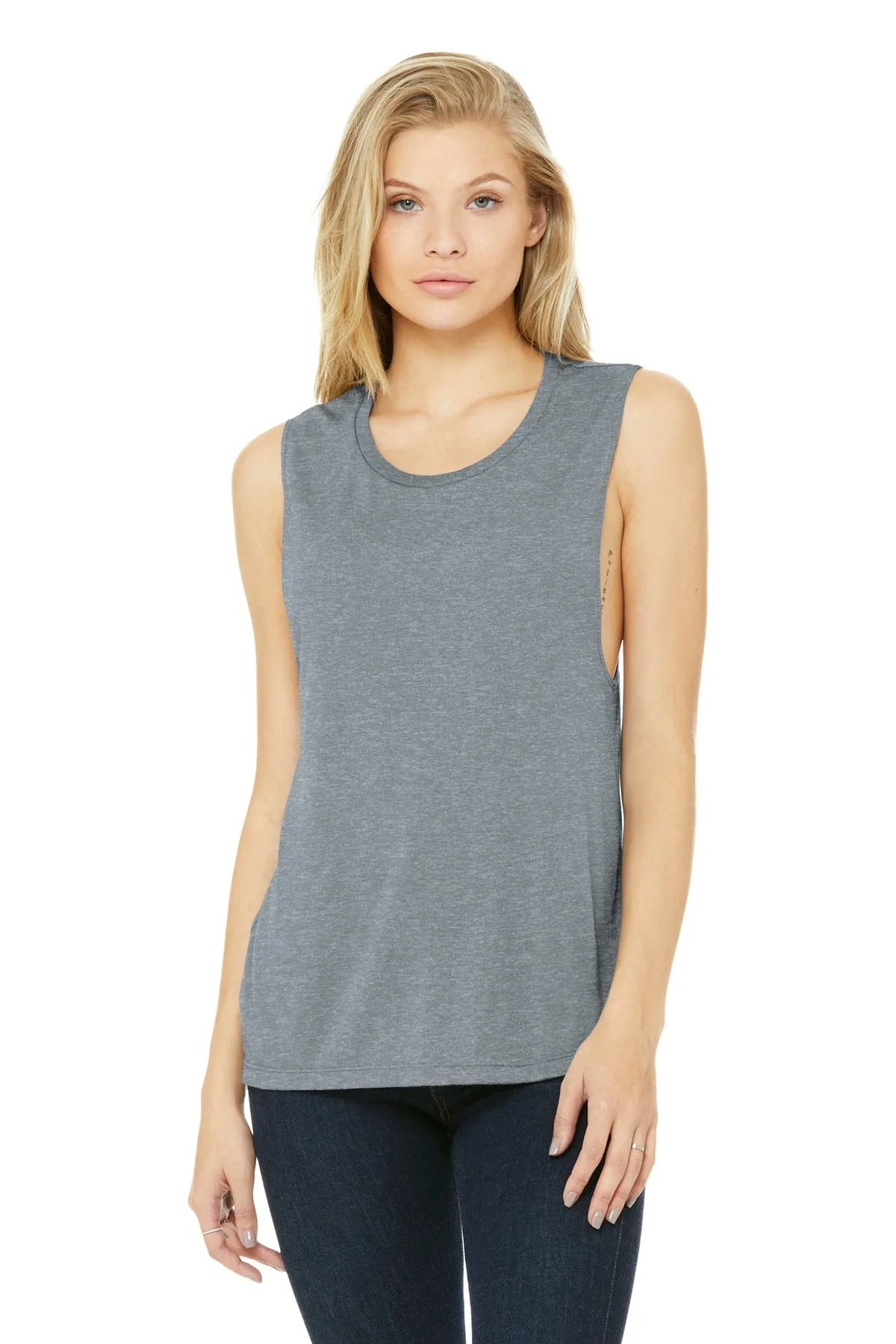 BELLA CANVAS Women's Flowy Scoop Muscle Tank