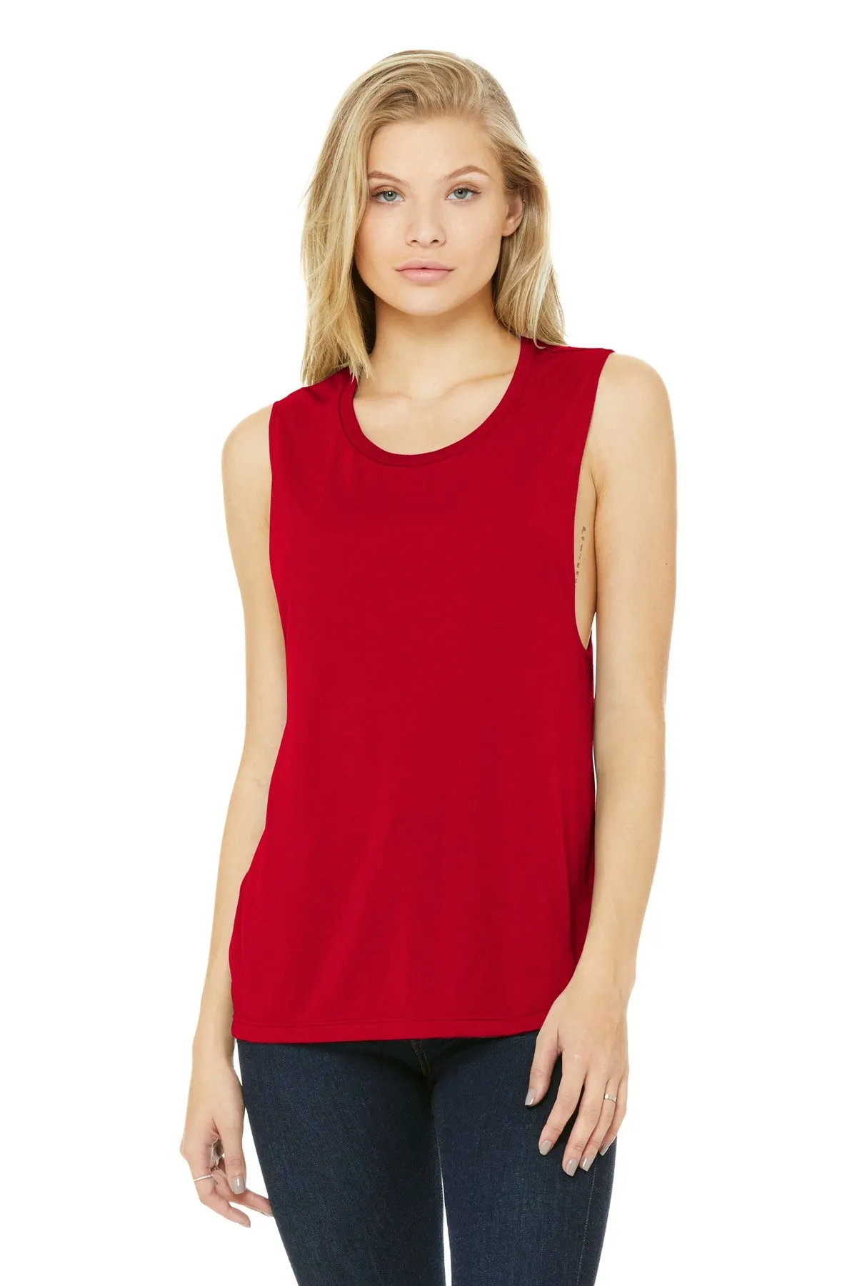 BELLA CANVAS Women's Flowy Scoop Muscle Tank