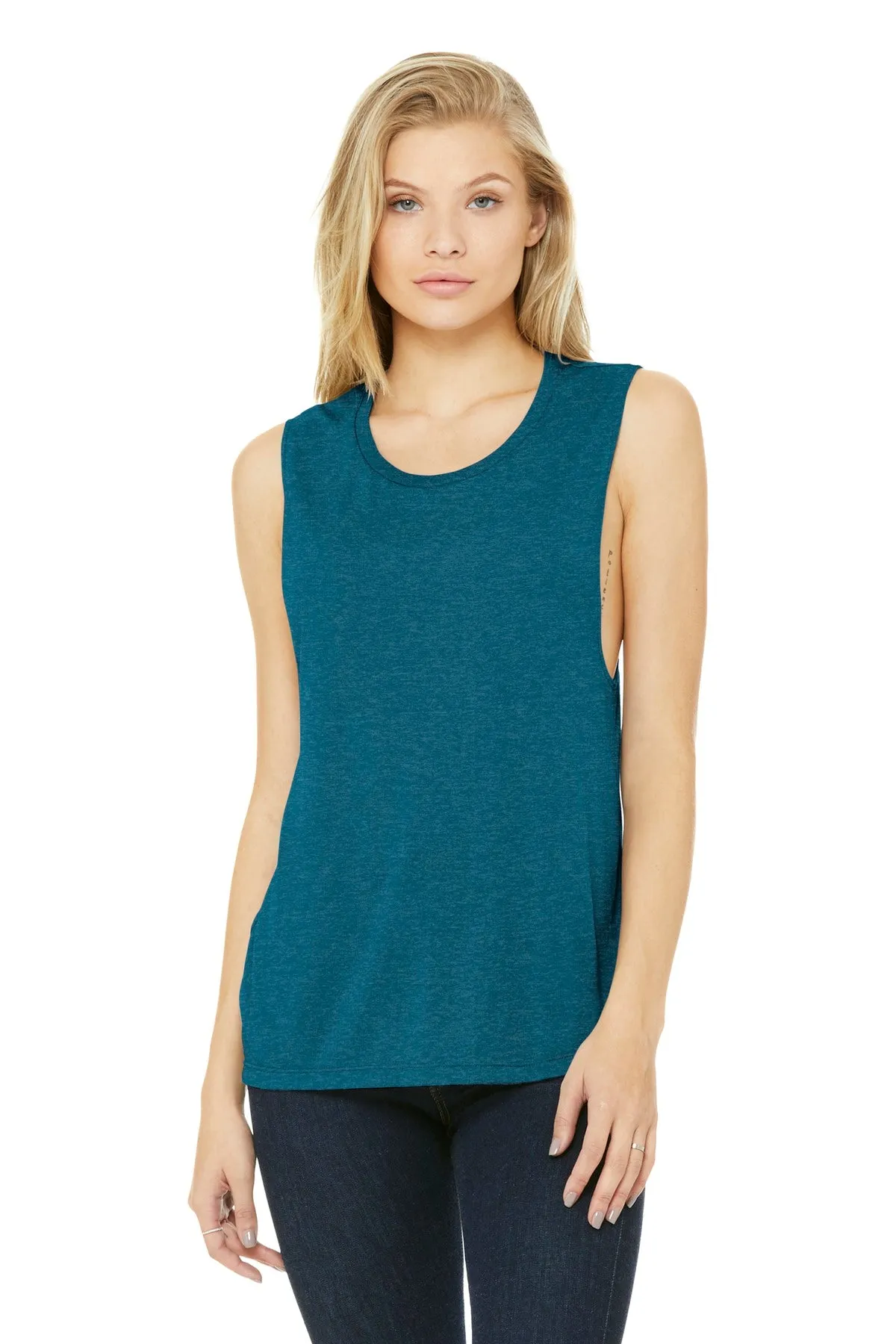 BELLA CANVAS Women's Flowy Scoop Muscle Tank