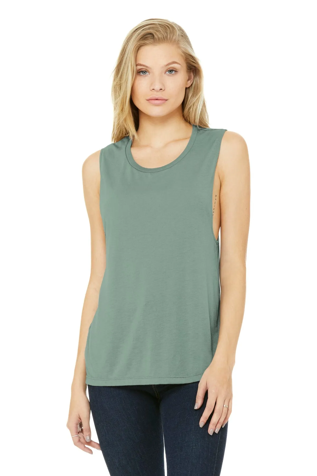 BELLA CANVAS Women's Flowy Scoop Muscle Tank