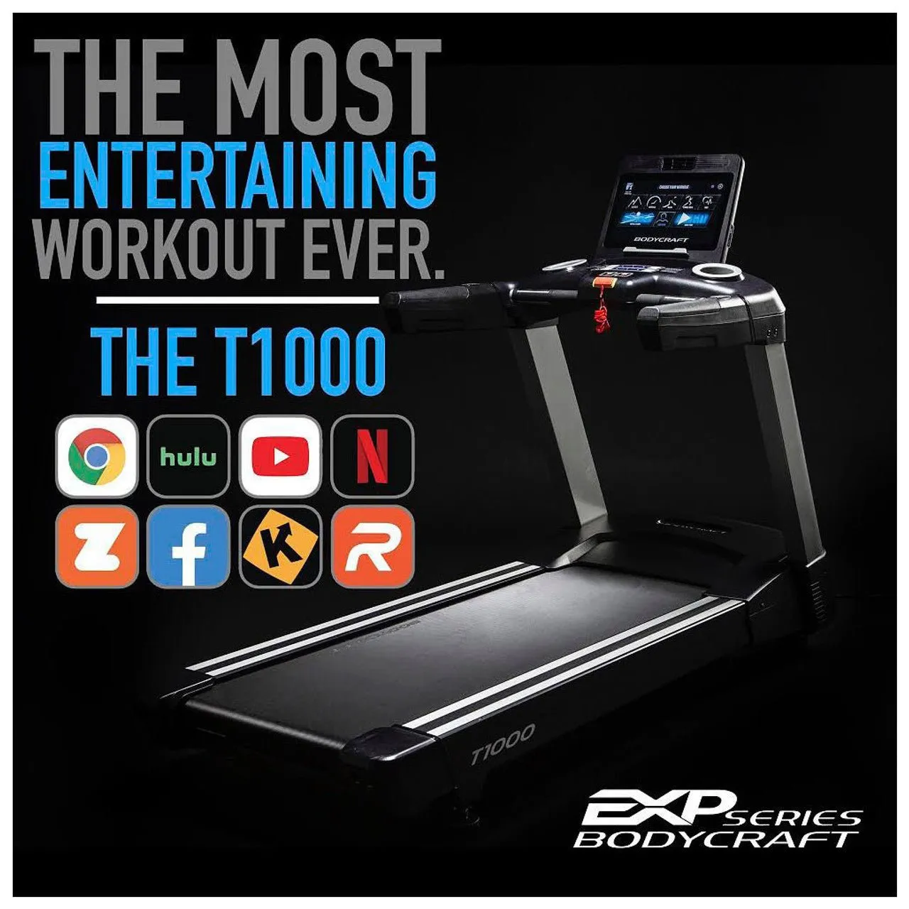 BodyCraft T1000 Commercial Treadmill