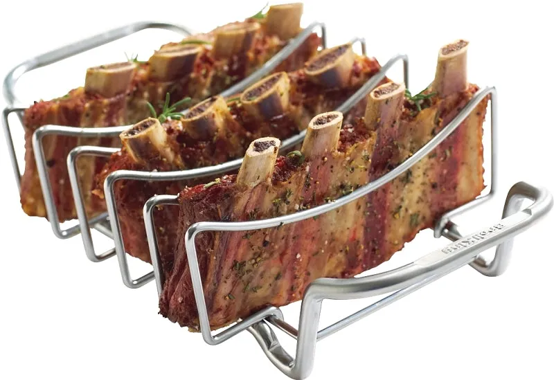 Broil King 62602 Rib and Roast Rack, Stainless Steel :EA: QUANTITY: 1