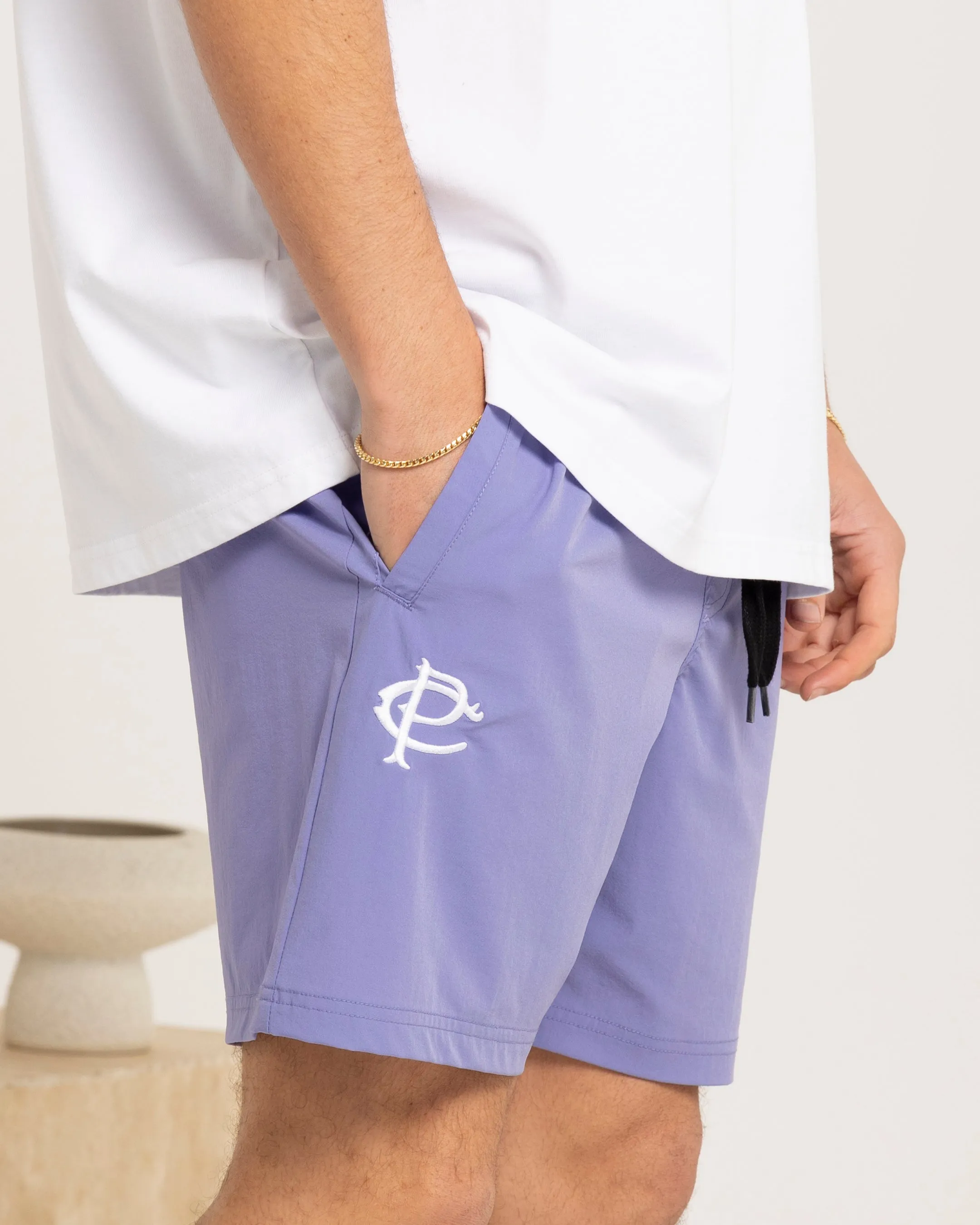 Carre Wave Shorts Purple