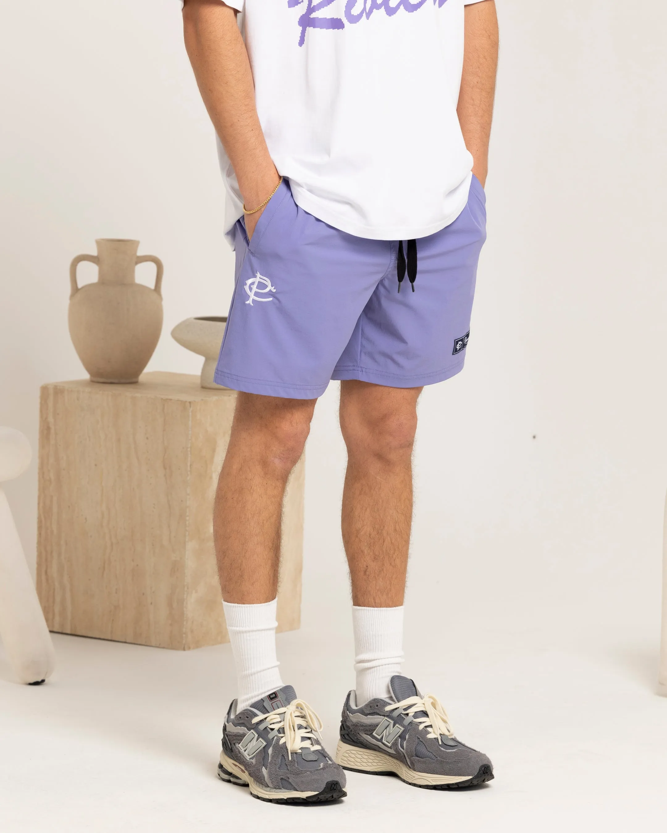 Carre Wave Shorts Purple