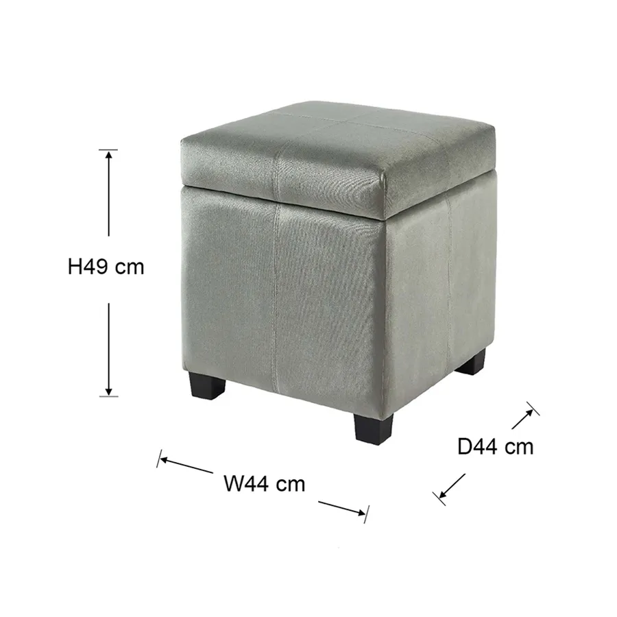 Chrisley Fabric Storage Ottoman