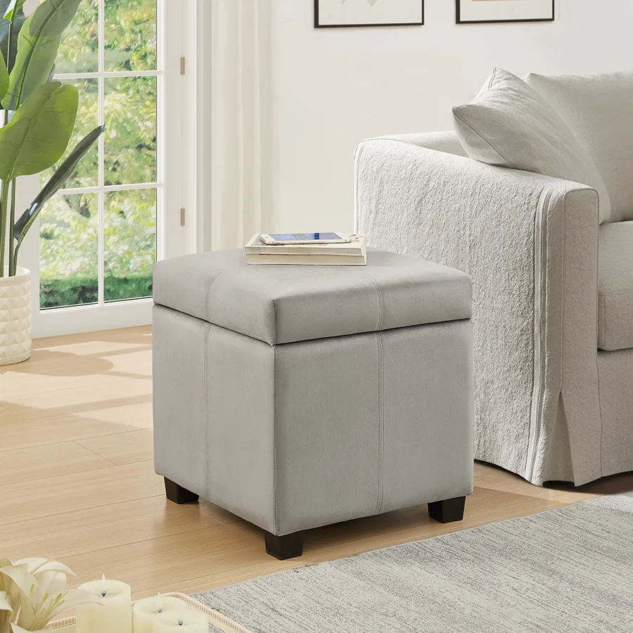 Chrisley Fabric Storage Ottoman