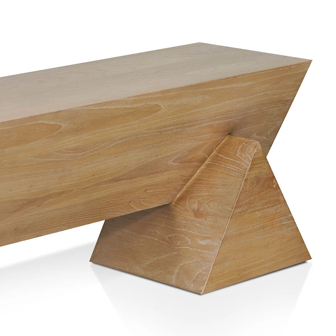 Davila 1.9m Elm Bench - Natural