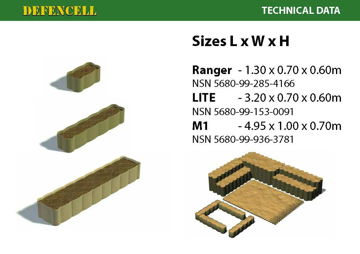 DefenCell LITE Expeditionary Force Protection System