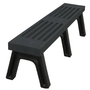 Elite Backless Park Bench, Recycled Plastic