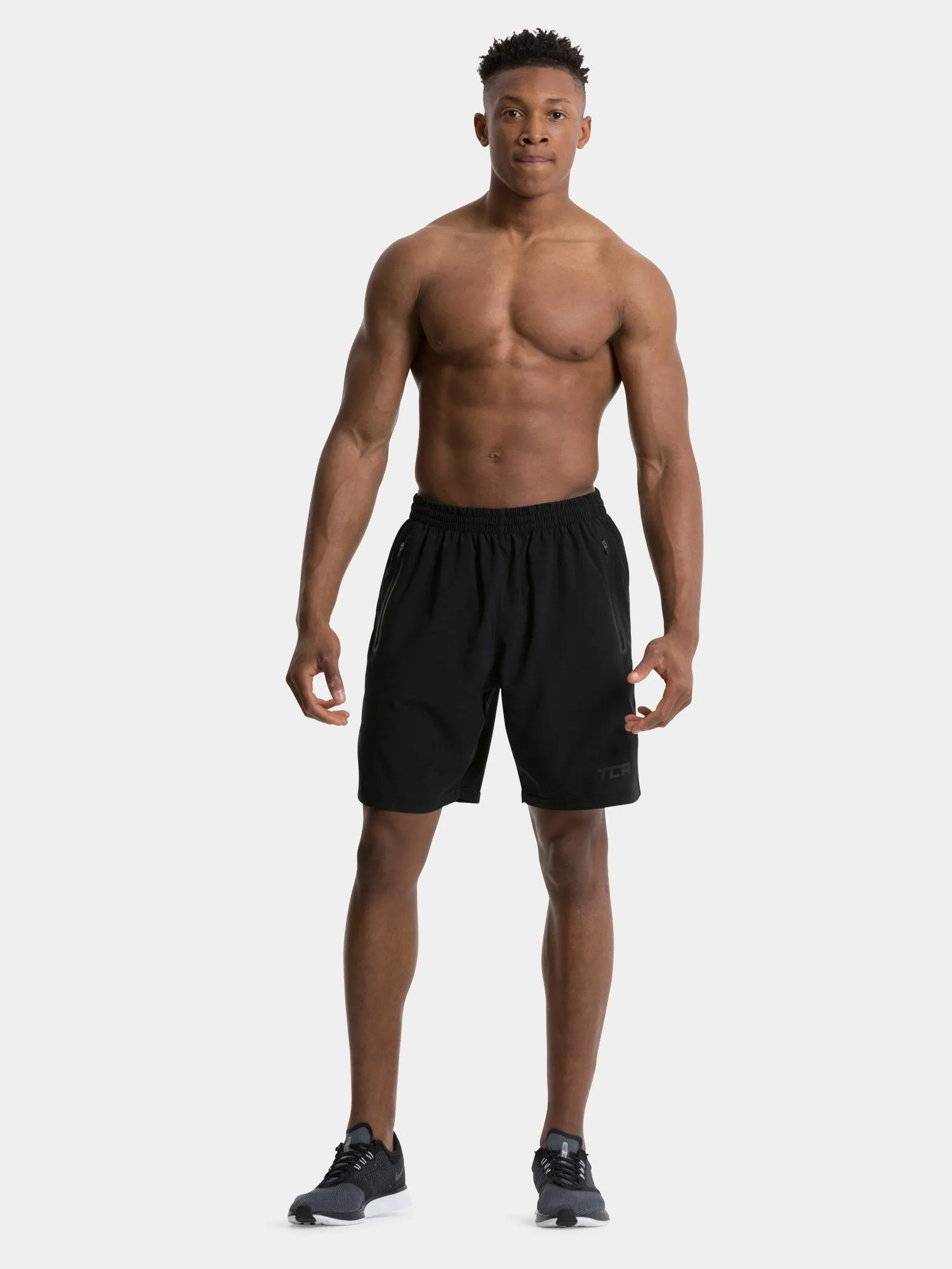 Elite Tech Gym Running Shorts For Men With Zip Pockets