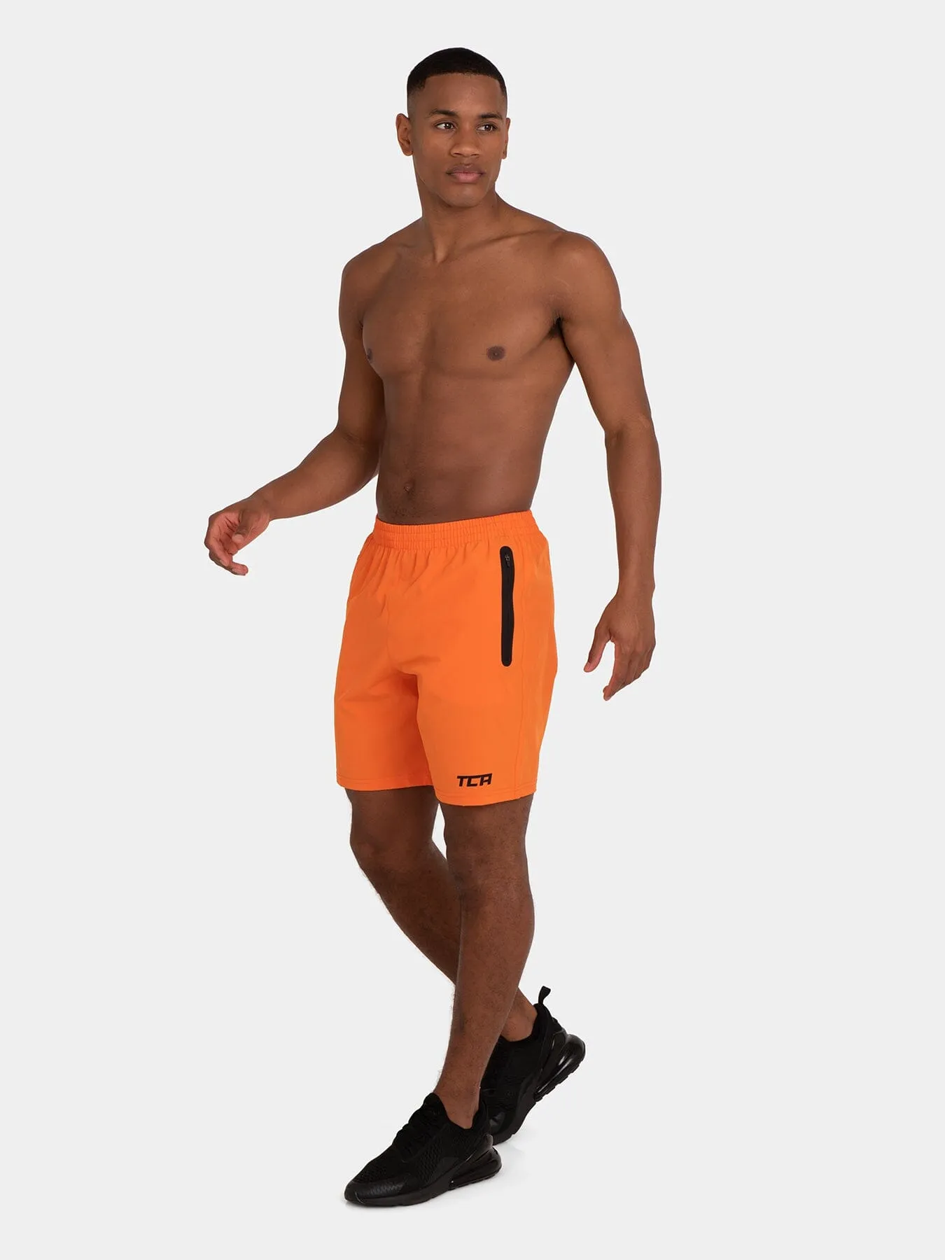 Elite Tech Gym Running Shorts For Men With Zip Pockets