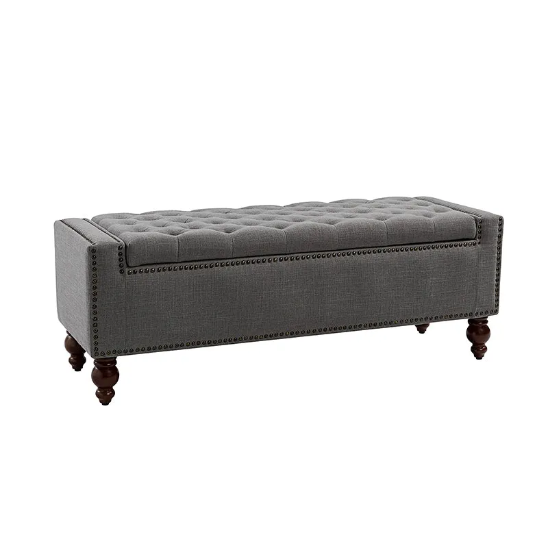 Eugen Upholstered Flip Top Storage Bench