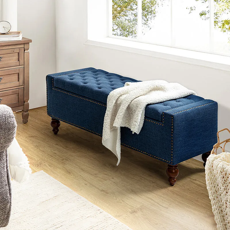 Eugen Upholstered Flip Top Storage Bench