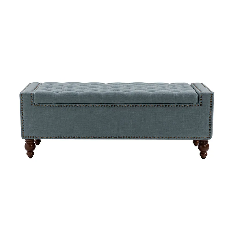 Eugen Upholstered Flip Top Storage Bench