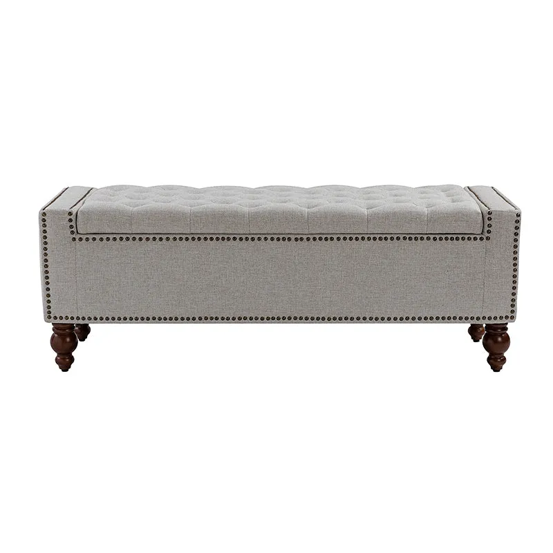 Eugen Upholstered Flip Top Storage Bench