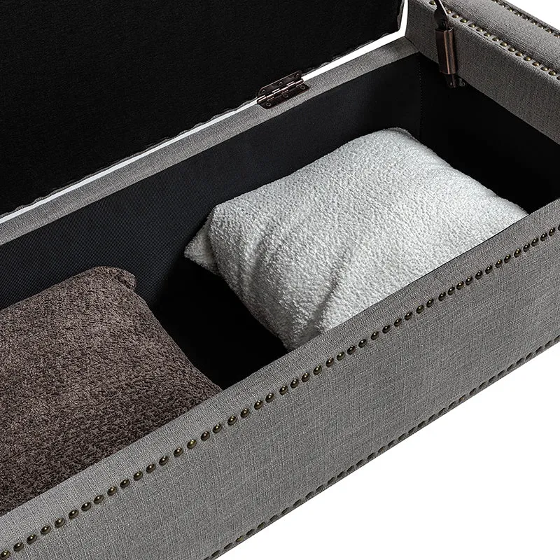 Eugen Upholstered Flip Top Storage Bench