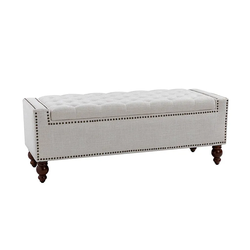 Eugen Upholstered Flip Top Storage Bench