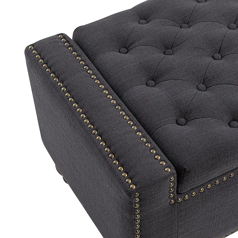 Eugen Upholstered Flip Top Storage Bench