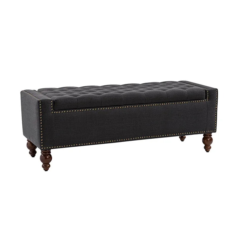 Eugen Upholstered Flip Top Storage Bench