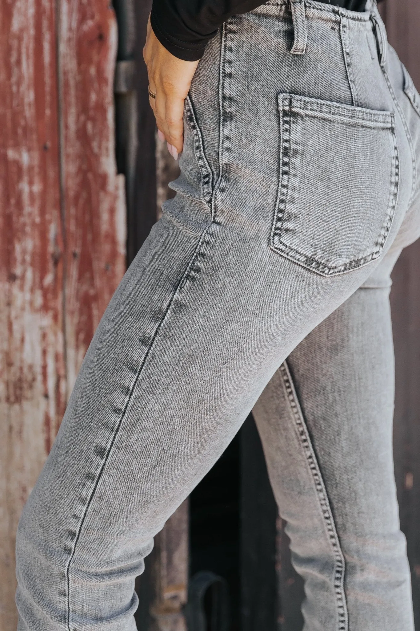 Free People Level Up Slit Bootcut Jeans