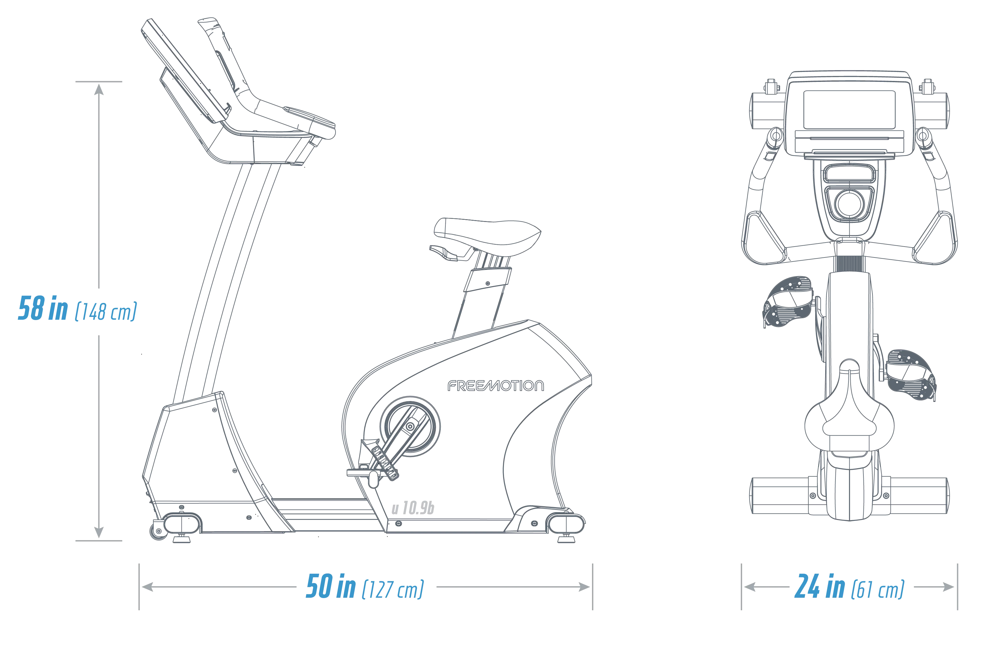 FreeMotion u10.9b Upright Bike