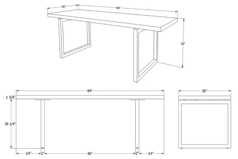 GAX 30 Writing Table