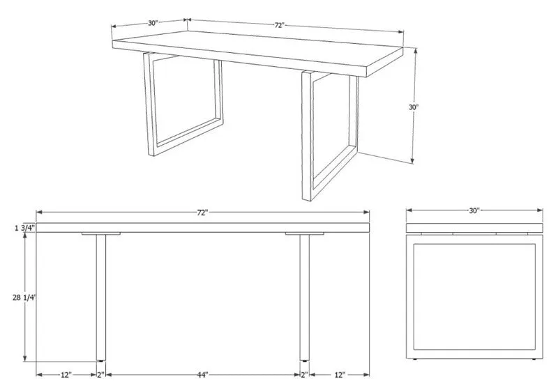 GAX 30 Writing Table