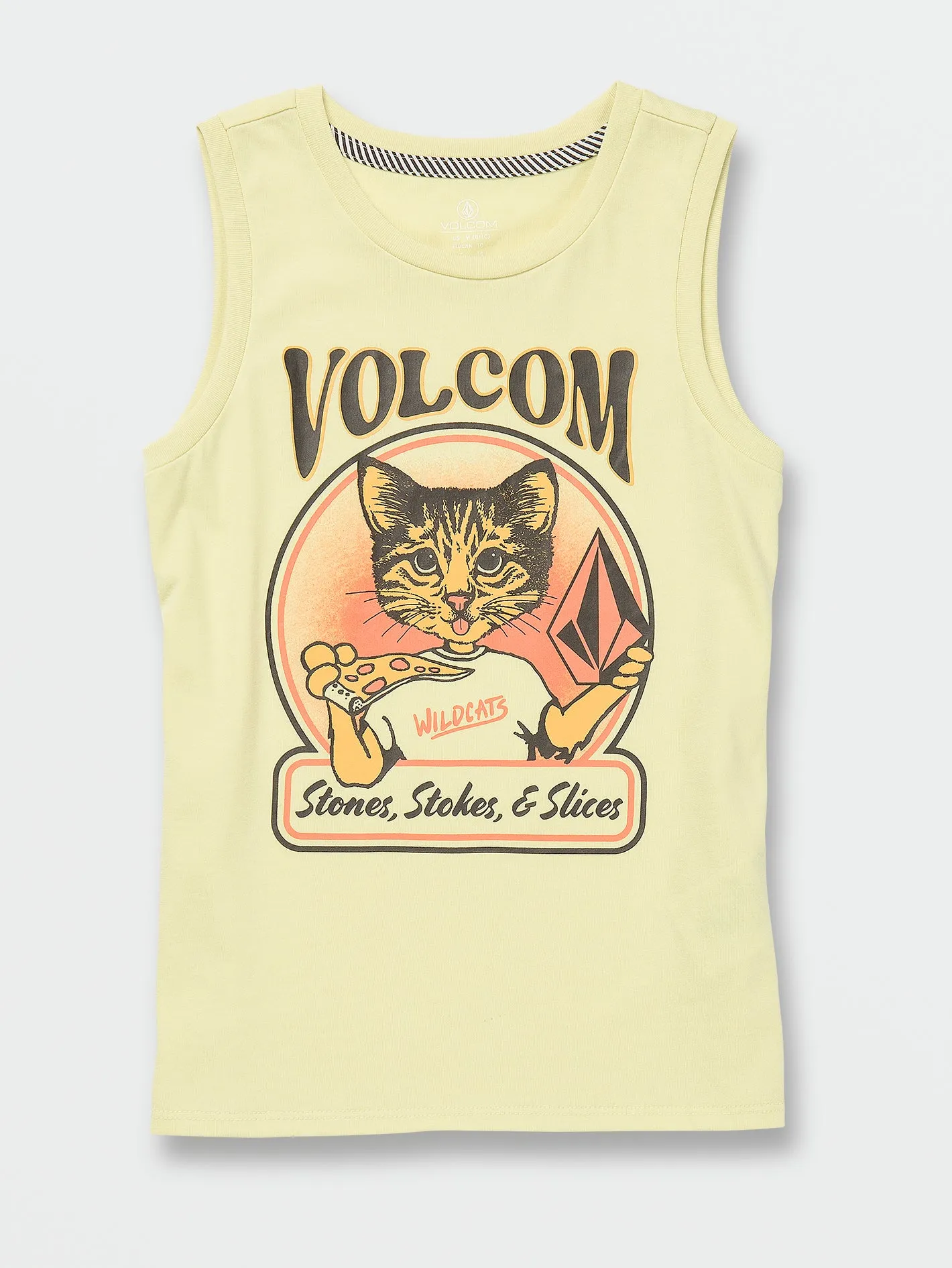 Girls Flexin Muscle Tank - Citron