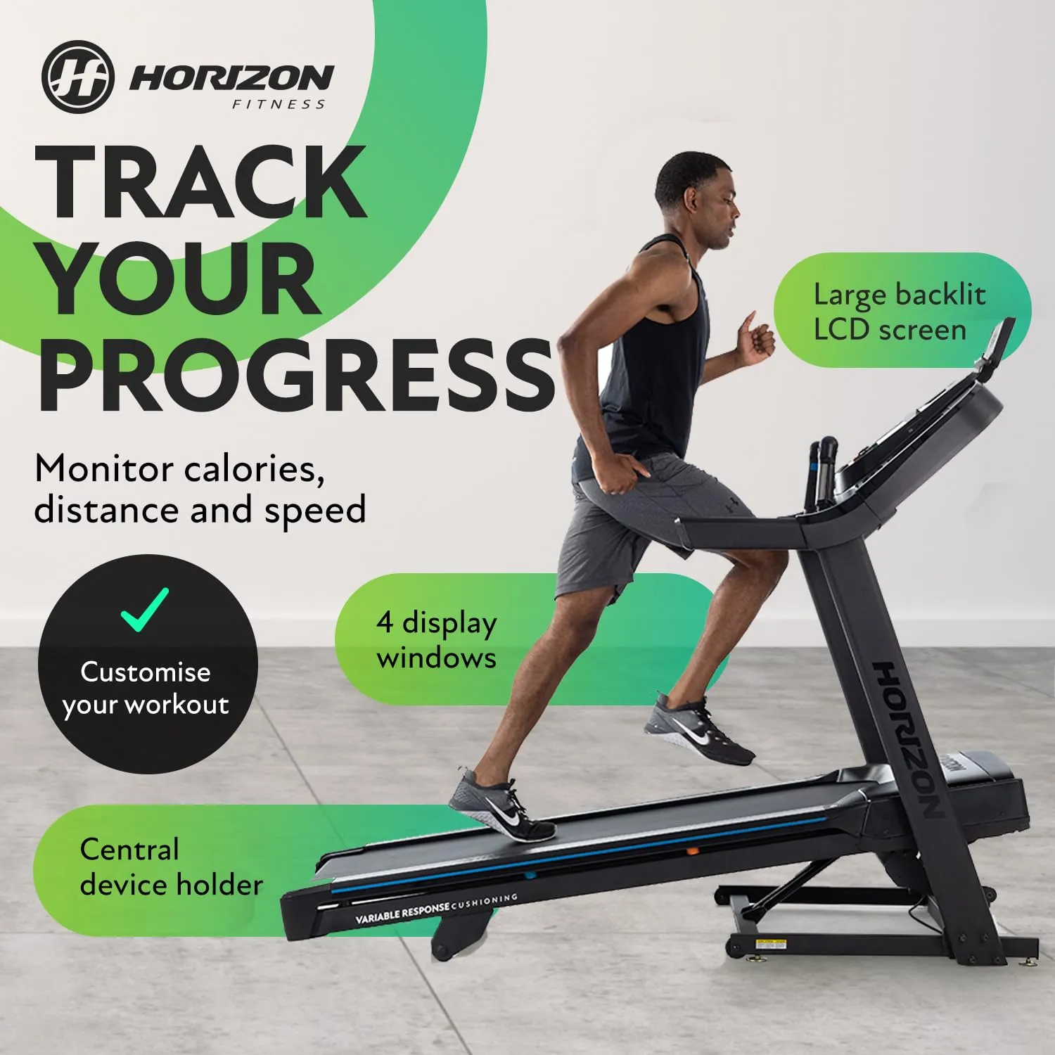 Grade A - Horizon 7.0AT @Zone Treadmil