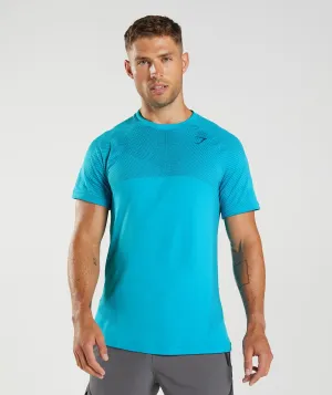 Gymshark Apex Seamless T-Shirt - Shark Blue/Atlantic Blue