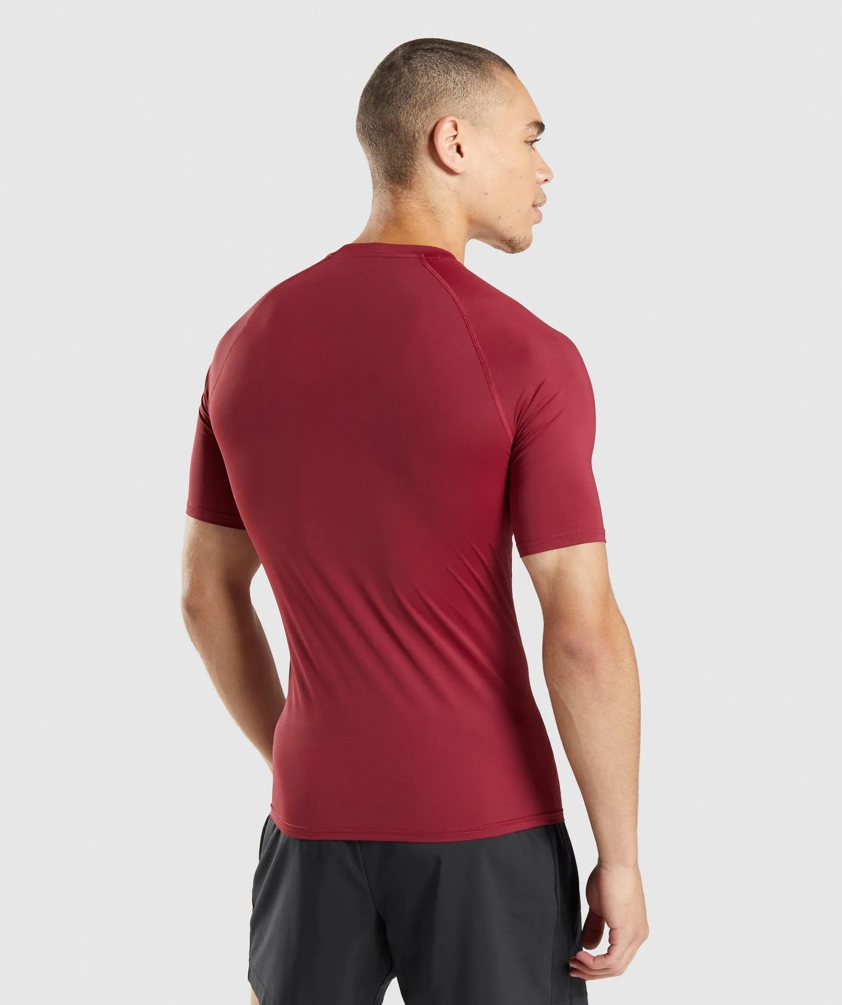 Gymshark Element Baselayer T-Shirt - Burgundy