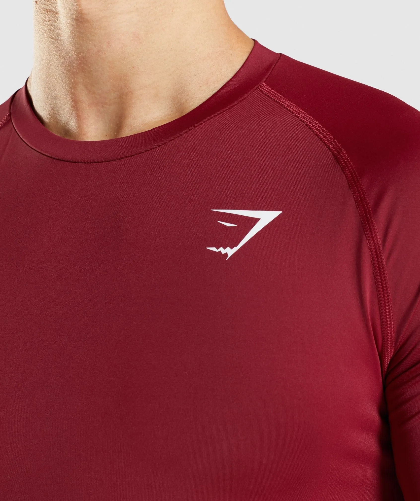 Gymshark Element Baselayer T-Shirt - Burgundy