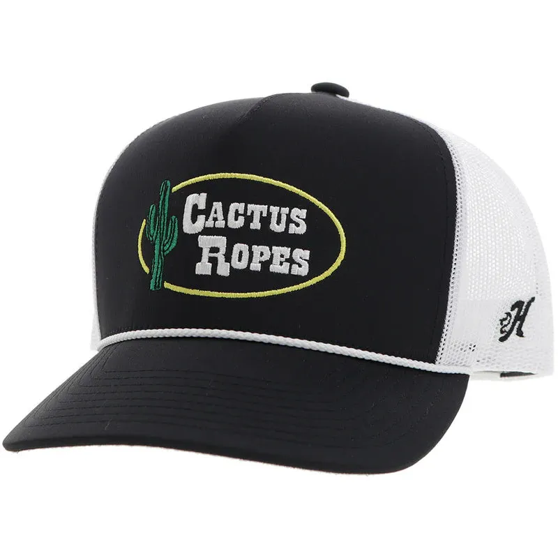 Hooey Cactus Ropes Black/White W/Stitching