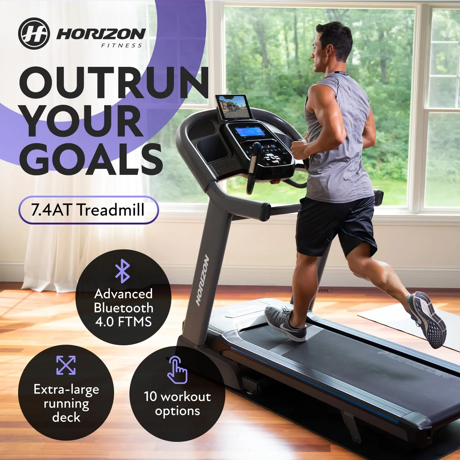 Horizon 7.4AT @Zone Treadmill