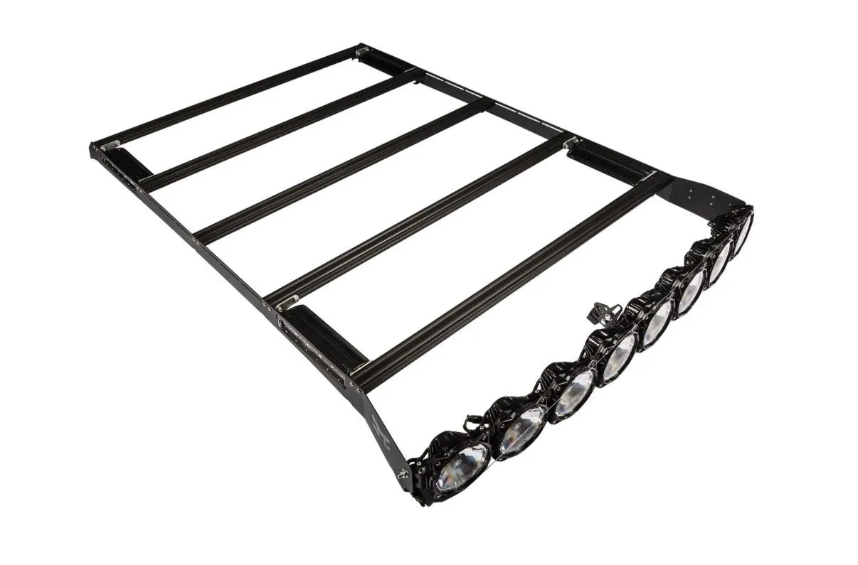 KC Hilites M-Rack 50" Gravity® LED Pro6 Roof Rack System- Side Blackout Plates - 2015  F150/Raptor (SuperCab)