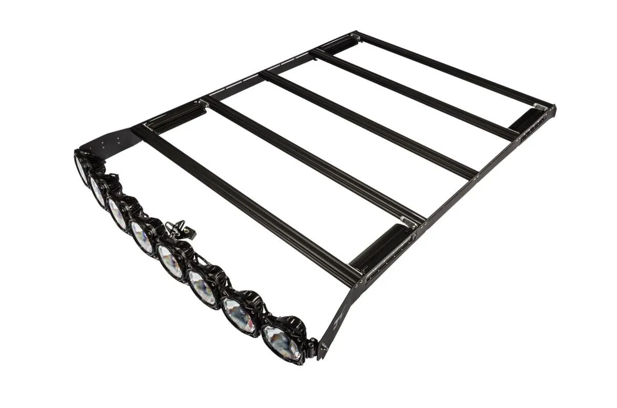 KC Hilites M-Rack 50" Gravity® LED Pro6 Roof Rack System- Side Blackout Plates - 2015  F150/Raptor (SuperCab)