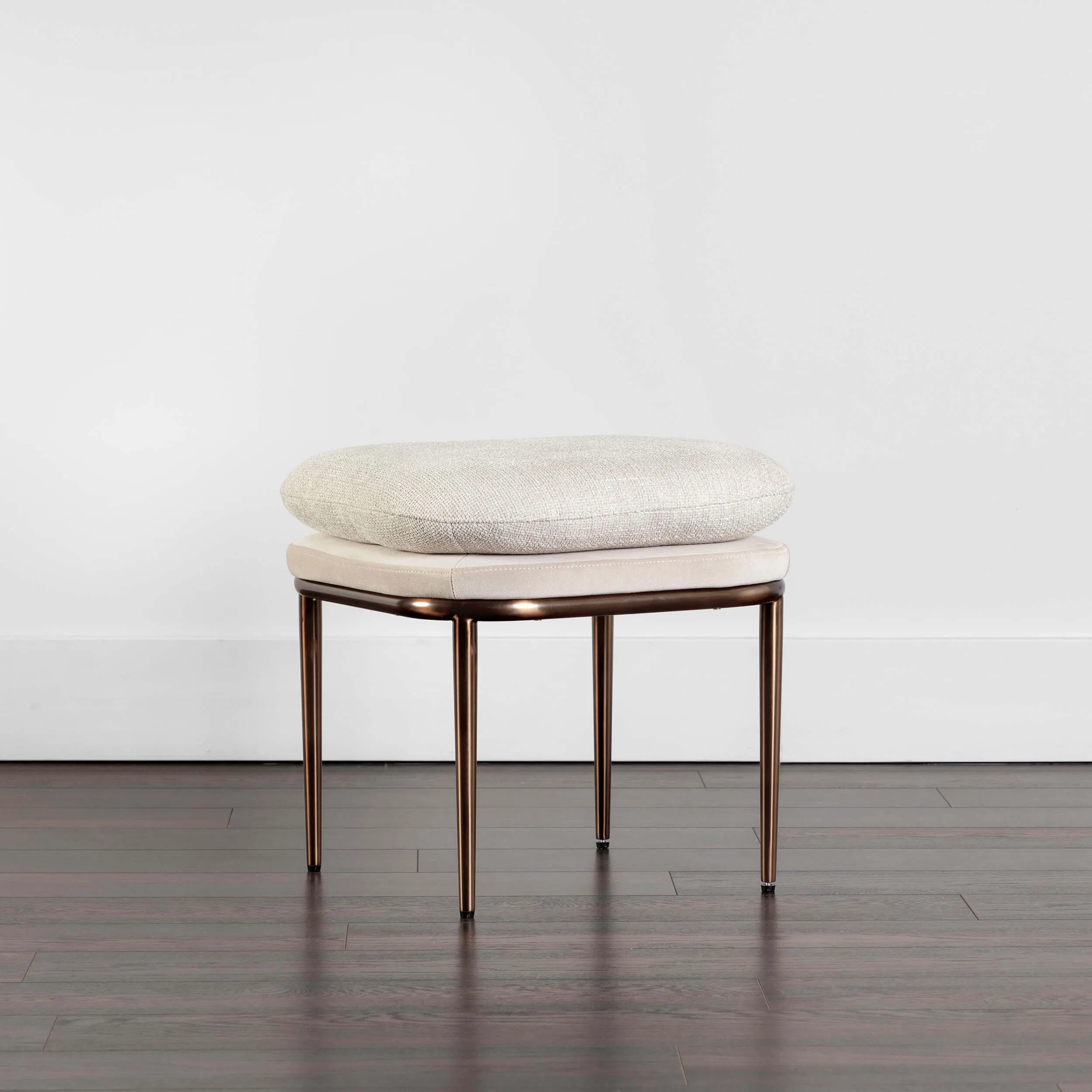 Koffi Stool, Meg Taupe/Chacha Cream