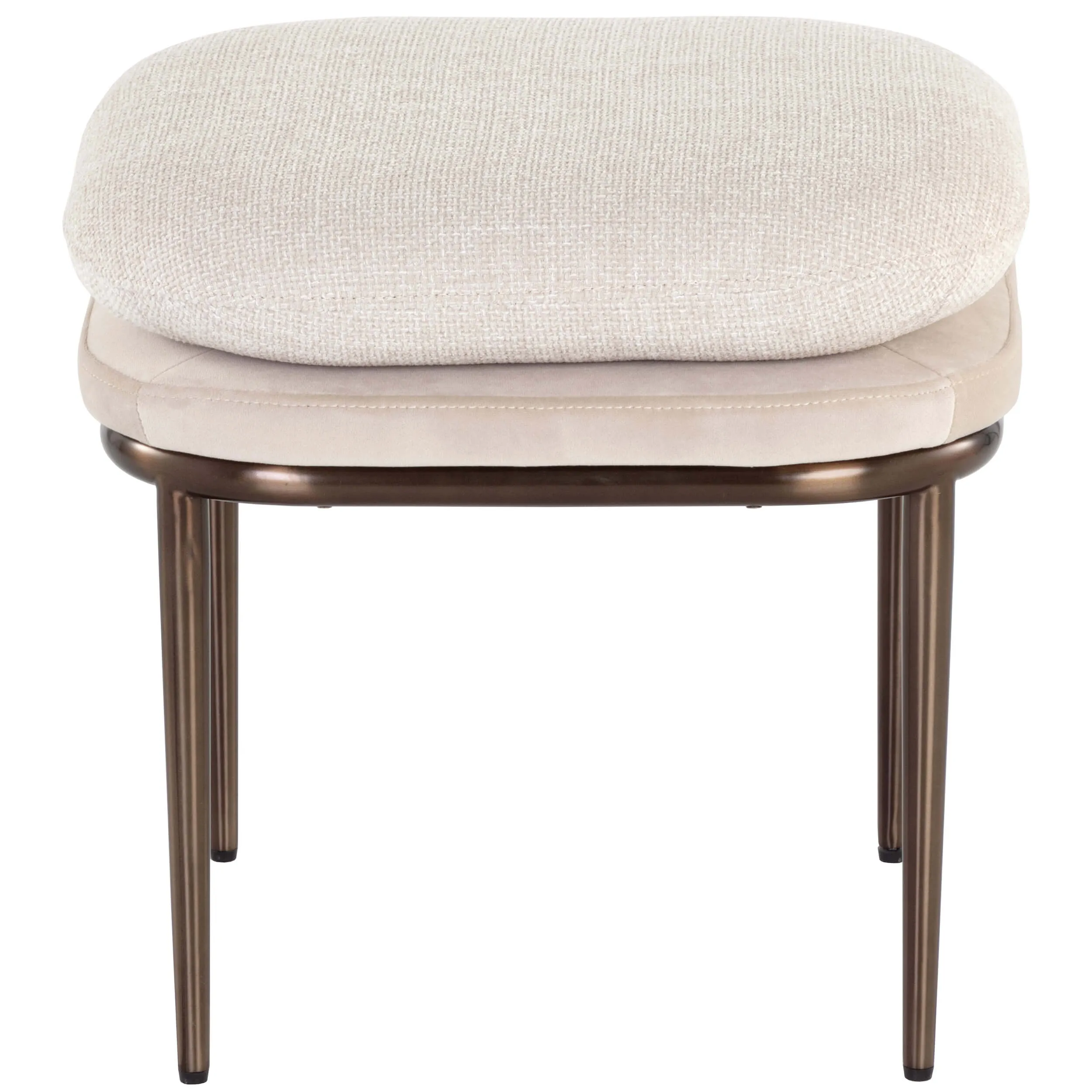 Koffi Stool, Meg Taupe/Chacha Cream