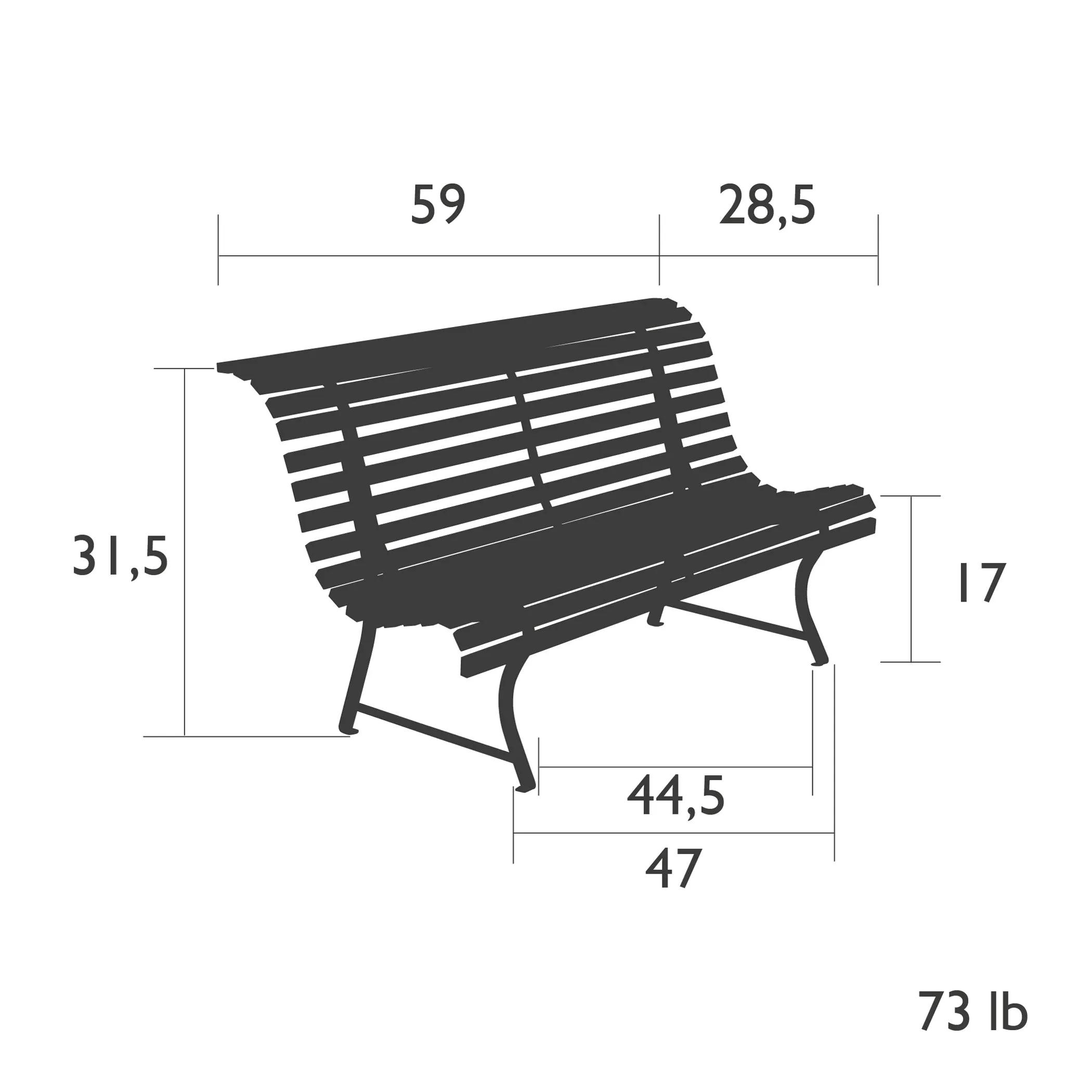 Louisiane Bench