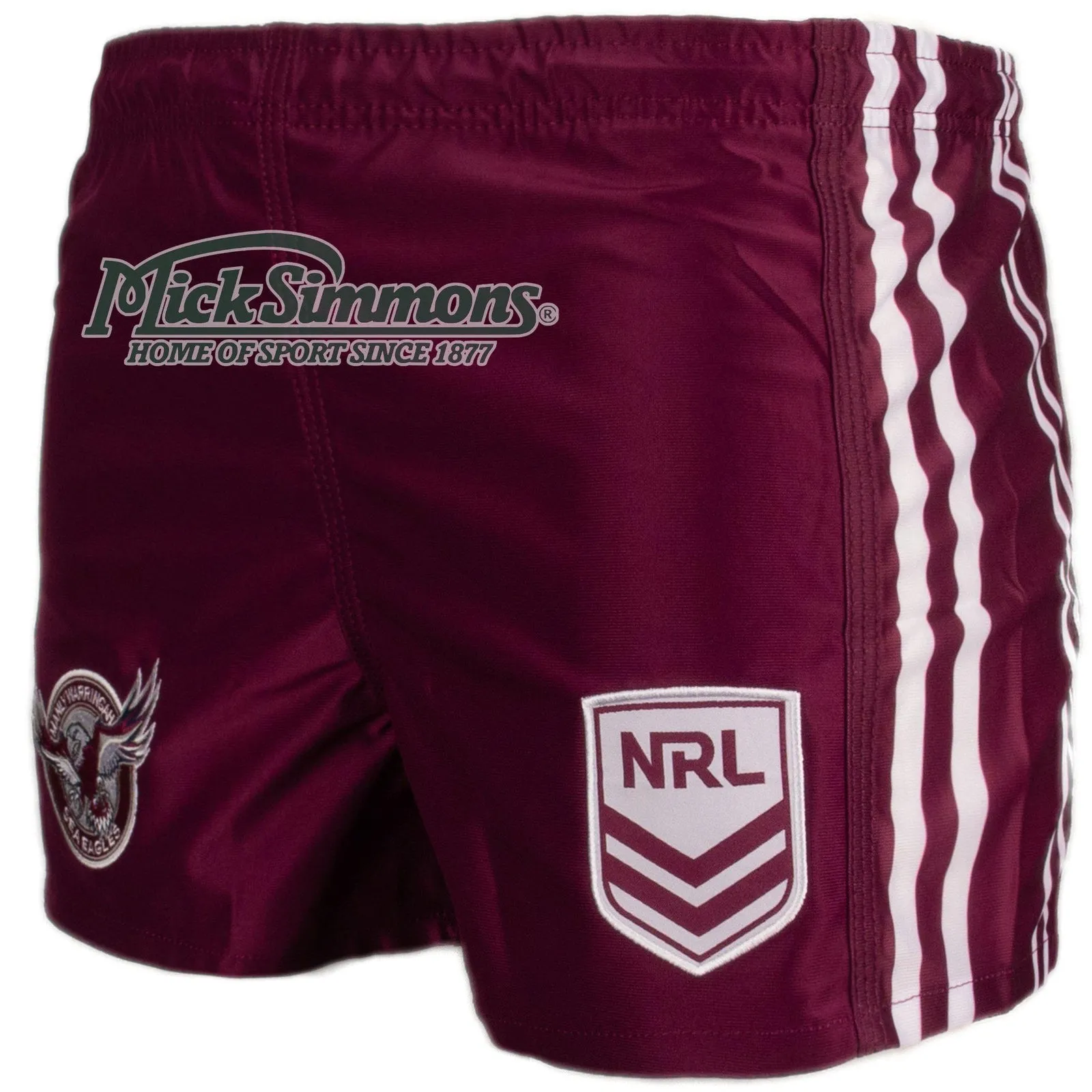 Manly Sea Eagles NRL Supporter Rugby League Footy Mens Shorts