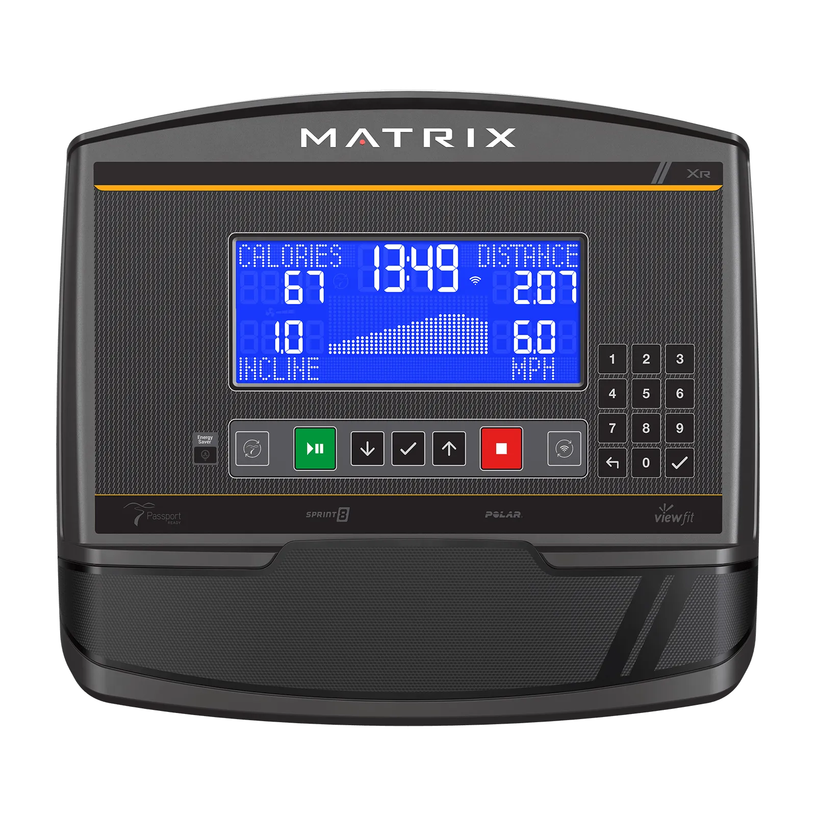 Matrix TF50 Folding Treadmill with XR Console - Display Unit