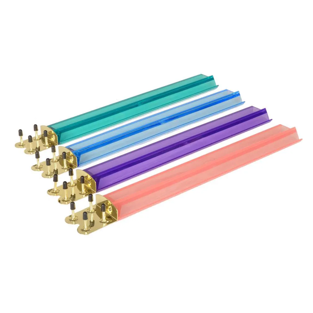 Multi-Color Acrylic Mahjong Racks 18" - Set of 4 (Racks Only Set)